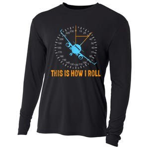 This Is How I Roll Airplane Pilo Aviation Cooling Performance Long Sleeve Crew