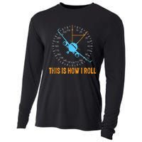 This Is How I Roll Airplane Pilo Aviation Cooling Performance Long Sleeve Crew