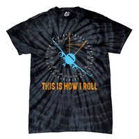 This Is How I Roll Airplane Pilo Aviation Tie-Dye T-Shirt