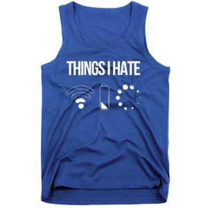 Things I Hate Programmer Gamer Nerd Geek Funny Gift Tank Top