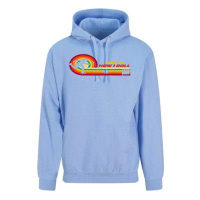 This Is How I Roll Bowling Team Gift Unisex Surf Hoodie