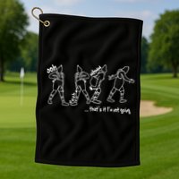 That's It I'm Not Going Funny Anti Christmas Golf Towel