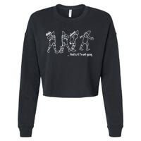 That's It I'm Not Going Funny Anti Christmas Cropped Pullover Crew