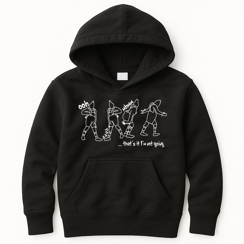 That's It I'm Not Going Funny Anti Christmas Kids Hoodie