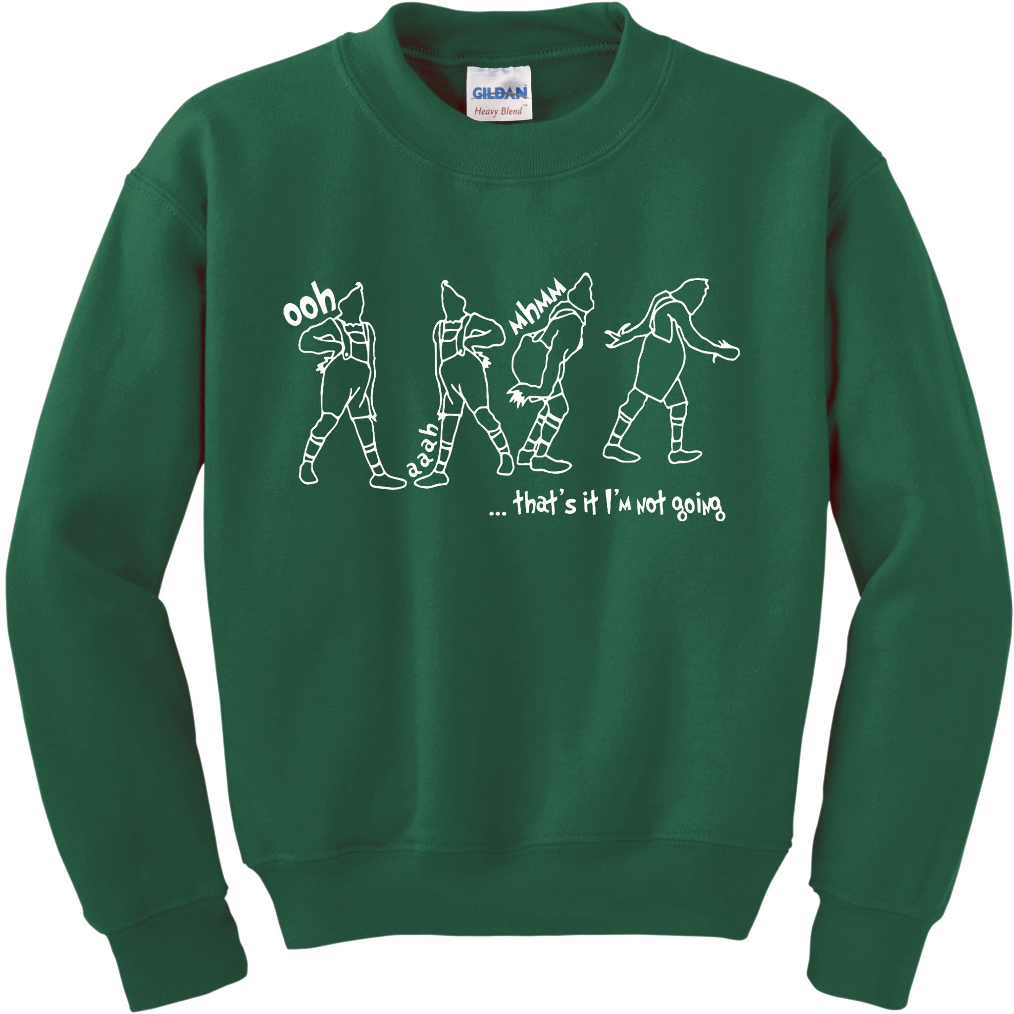 That's It I'm Not Going Funny Anti Christmas Kids Sweatshirt