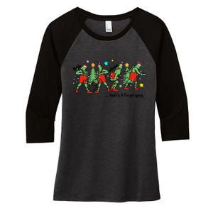 ThatS It IM Not Going Funny Christmas Sayings Women's Tri-Blend 3/4-Sleeve Raglan Shirt