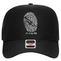 Trumpet ItS In My Dna Gift For Trumpeters High Crown Mesh Back Trucker Hat