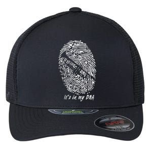 Trumpet ItS In My Dna Gift For Trumpeters Flexfit Unipanel Trucker Cap