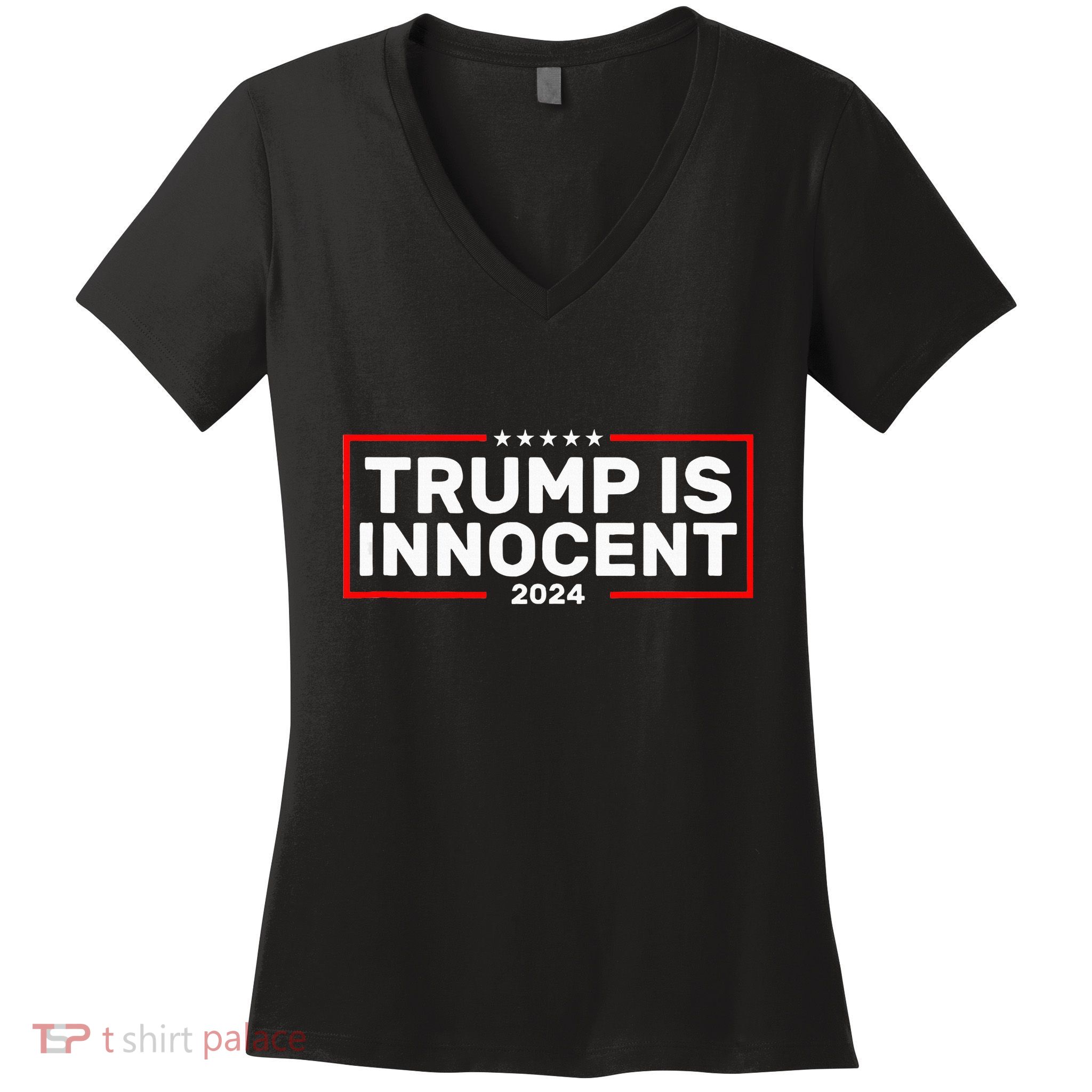 Trump Is Innocent Women's V-Neck T-Shirt