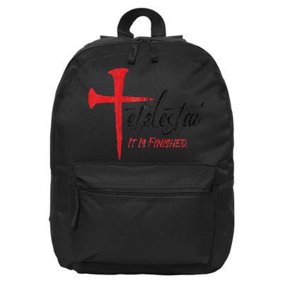 Tetelestai It Is Finished Jesus Last Words On The Cross Zip Hoodie 16 in Basic Backpack