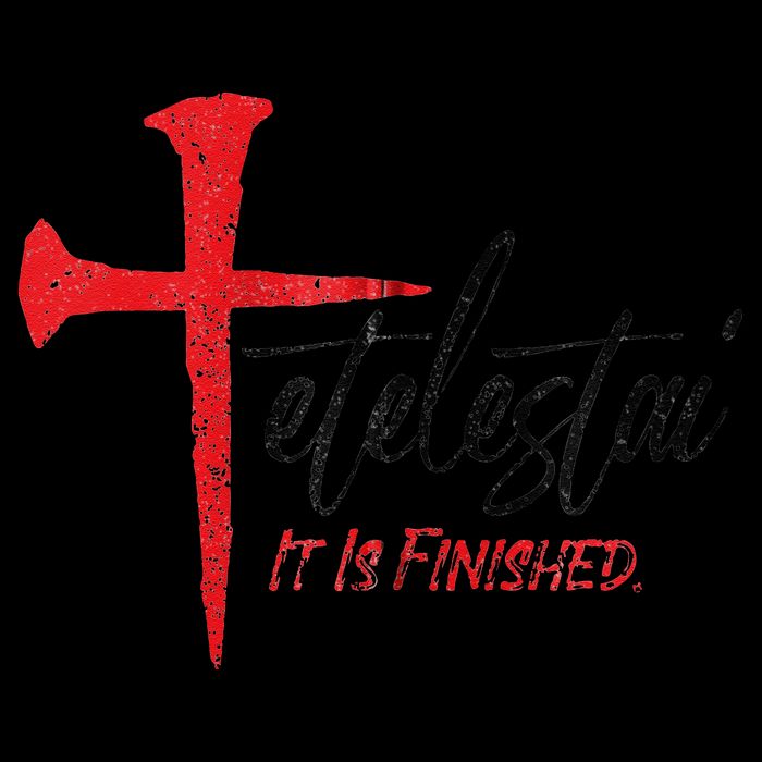Tetelestai It Is Finished Jesus Last Words On The Cross Zip Hoodie Pom Pom 12in Knit Beanie