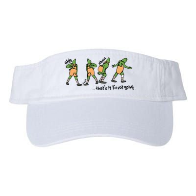 ThatS It IM Not Going Grin Christmas Funny Valucap Bio-Washed Visor