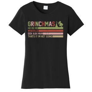 Thats It Im Not Going Grinc Christmas Women's T-Shirt