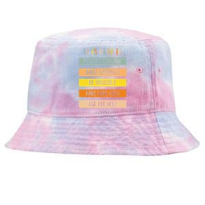 Teacher It Is Okay To Not Know It All Make Mistakes Yourself Tie-Dyed Bucket Hat