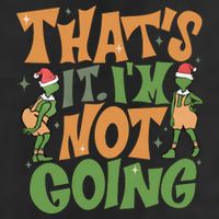 ThatS It Im Not Going Funny Christmas Adult Drive Performance Visor