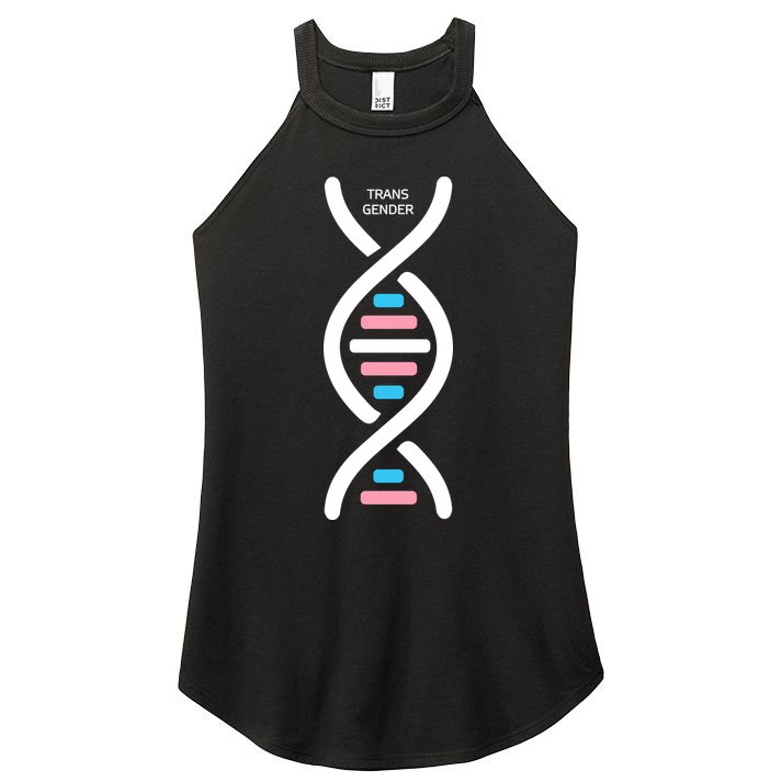 Transgender It's In My DNA Pride Month Women's Perfect Tri Rocker Tank
