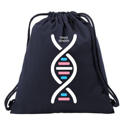 Transgender It's In My DNA Pride Month Drawstring Bag
