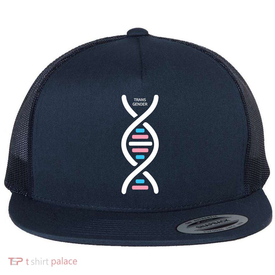Transgender It's In My DNA Pride Month Flatbill Hat