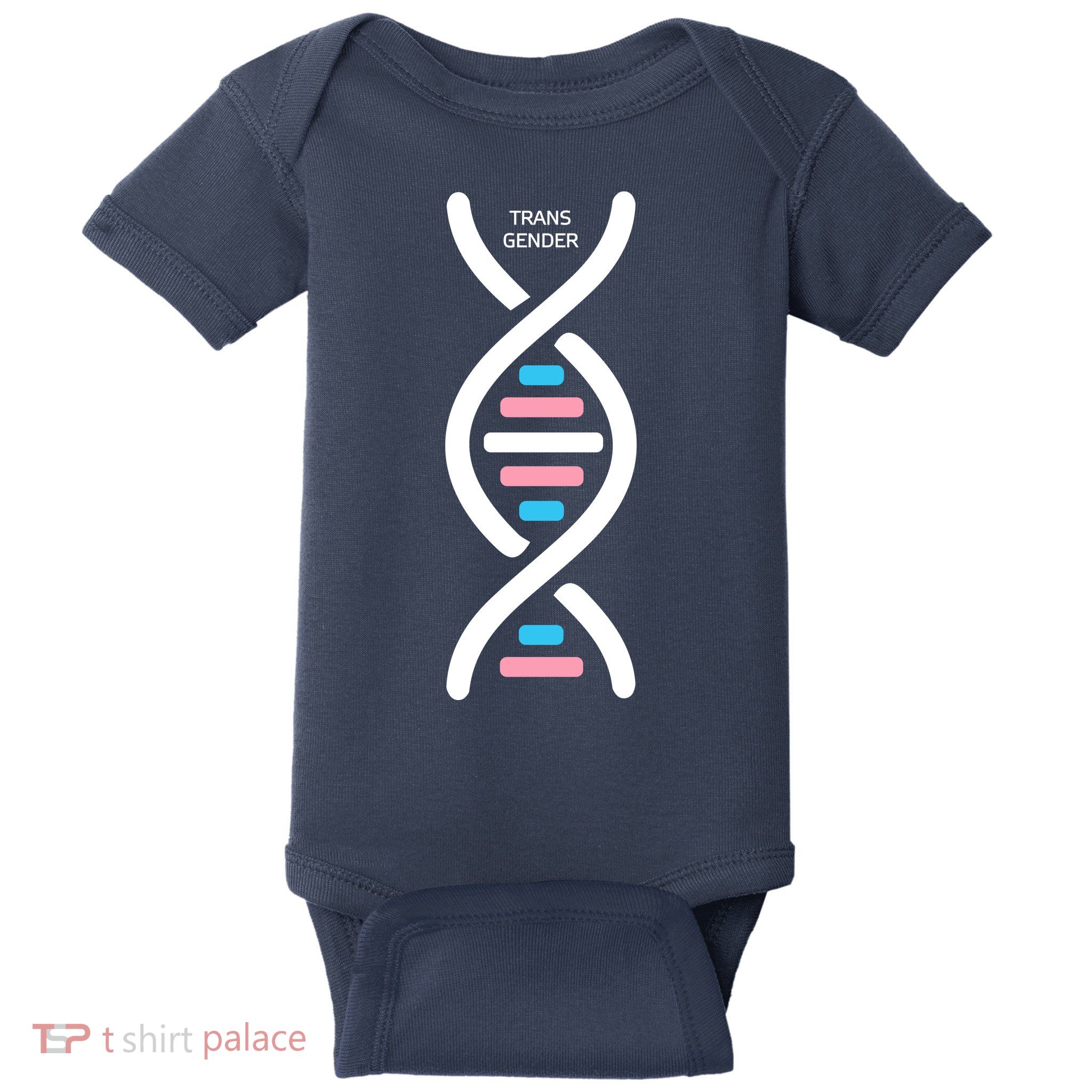 Transgender It's In My DNA Pride Month Baby Bodysuit