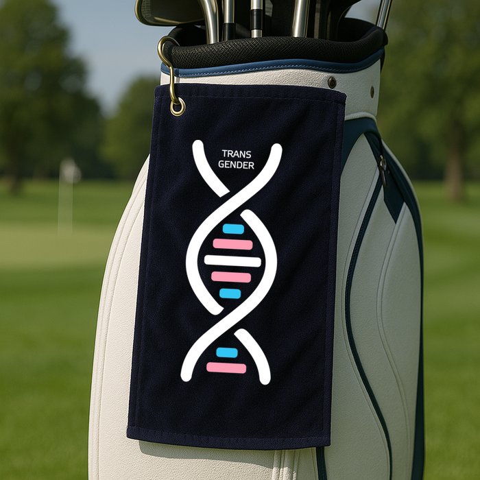 Transgender It's In My DNA Pride Month Golf Towel