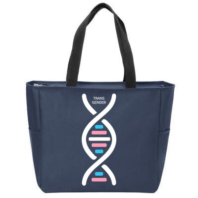 Transgender It's In My DNA Pride Month Zip Tote Bag