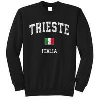 Trieste Italy Italia Vintage Athletic Sports Sweatshirt