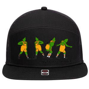 That's It I'm Not Going Funny Grinchmas 7 Panel Mesh Trucker Snapback Hat