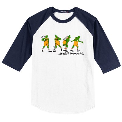 That's It I'm Not Going Funny Grinchmas Baseball Sleeve Shirt