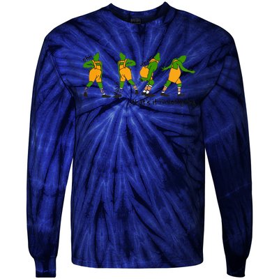 That's It I'm Not Going Funny Grinchmas Tie-Dye Long Sleeve Shirt