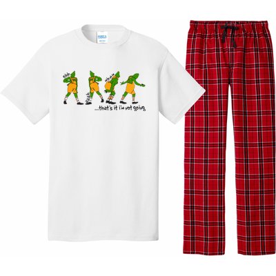 That's It I'm Not Going Funny Grinchmas Pajama Set