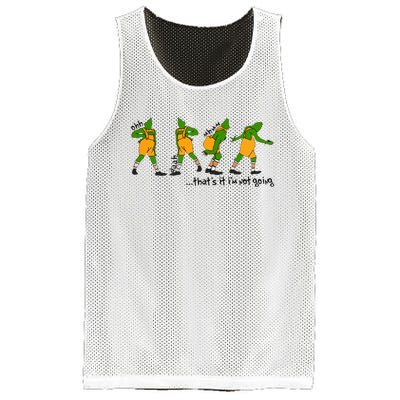 That's It I'm Not Going Funny Grinchmas Mesh Reversible Basketball Jersey Tank