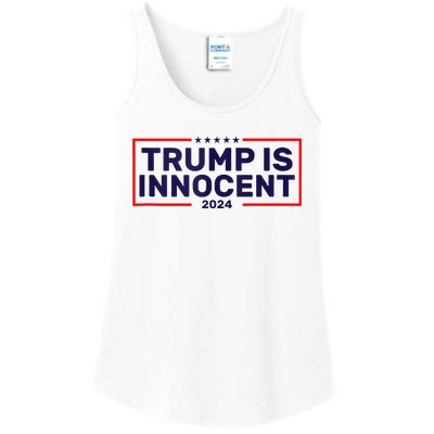 Trump Is Innocent Ladies Essential Tank