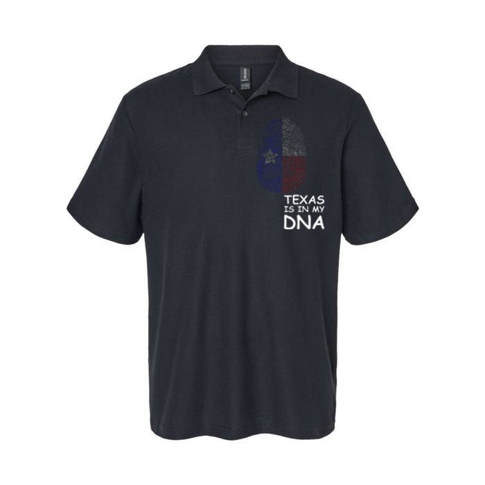 Texas Is In My Dna Softstyle Adult Sport Polo