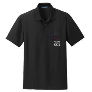 Texas Is In My Dna Dry Zone Grid Polo