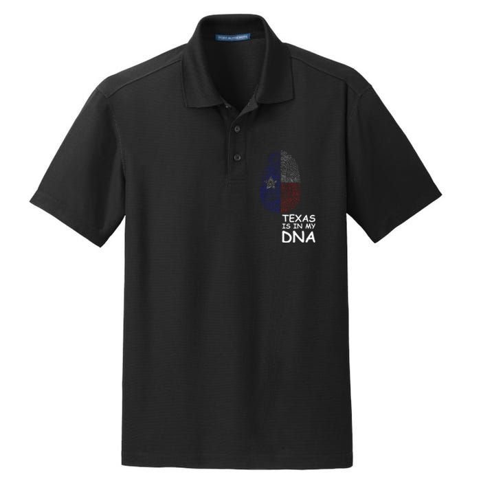 Texas Is In My Dna Dry Zone Grid Polo