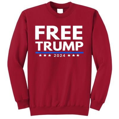 Trump Is Innocent Free Trump 2024 Tall Sweatshirt