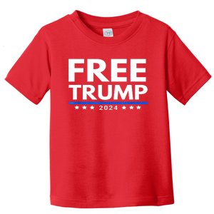 Trump Is Innocent Free Trump 2024 Toddler T-Shirt