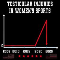 Testicular Injuries in Women's Sports Quirky Cooling Performance Crew T-Shirt