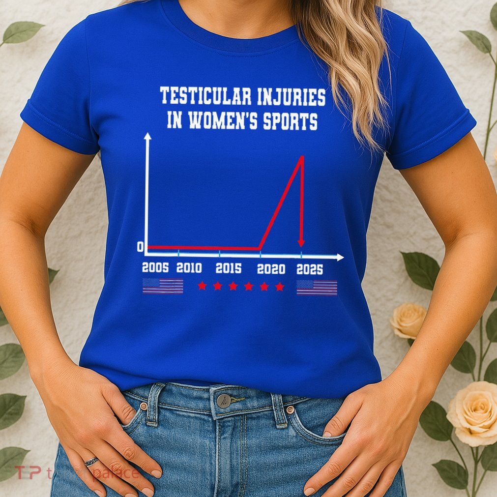 Testicular Injuries in Women's Sports Quirky Womens T-Shirt
