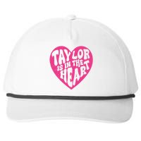 Taylor Is In The Heart Groovy 80s Vintage Snapback Five-Panel Rope Hat