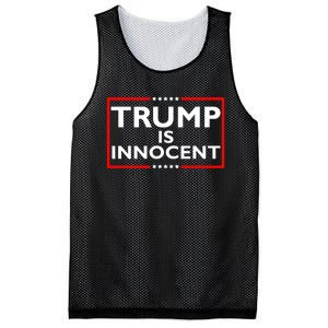 Trump Is Innocent Funny Pro Trump Political Supporter Free Trump Mesh Reversible Basketball Jersey Tank