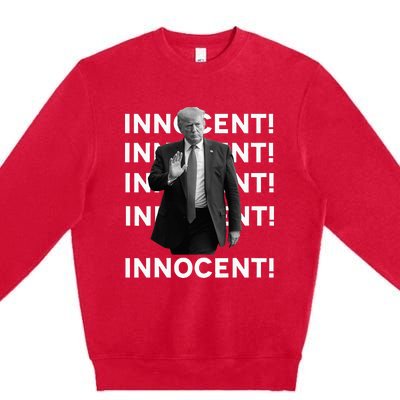 Trump Is Innocent Premium Crewneck Sweatshirt