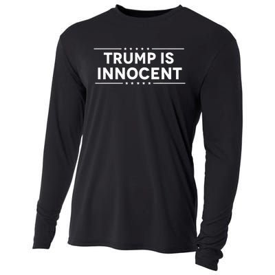 Trump Is Innocent Cooling Performance Long Sleeve Crew