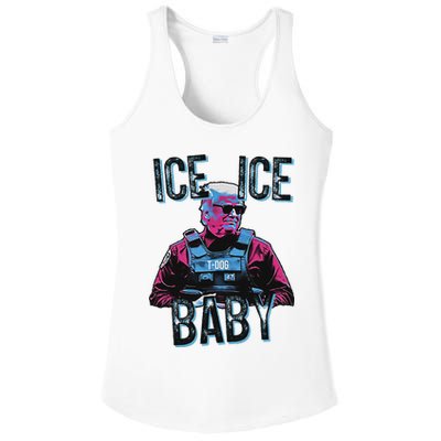 Trump Ice Ice Baby Ladies PosiCharge Competitor Racerback Tank