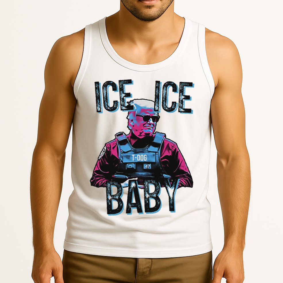 Trump Ice Ice Baby Tank Top