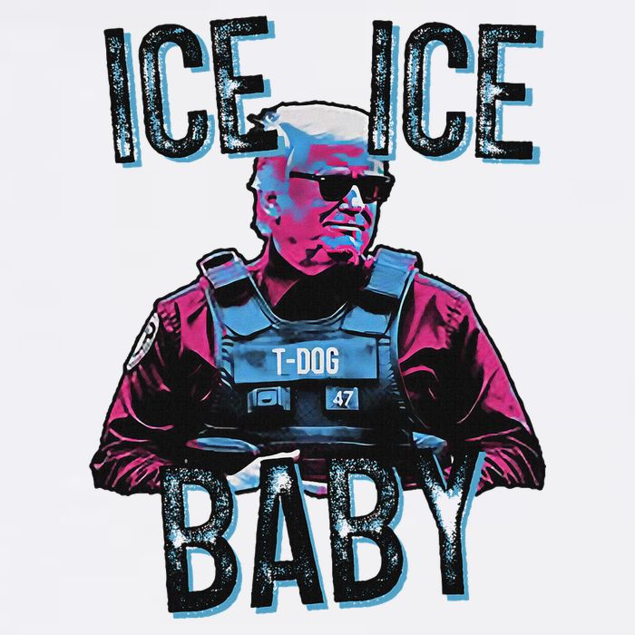 Trump Ice Ice Baby Tank Top