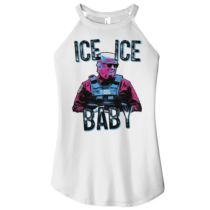 Trump Ice Ice Baby Women's Perfect Tri Rocker Tank
