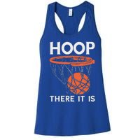 There It Is Basketball Hoop Game Baller Women's Racerback Tank