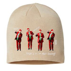 That’S It I’M Not Going Dancing Trump Christmas Sustainable Beanie