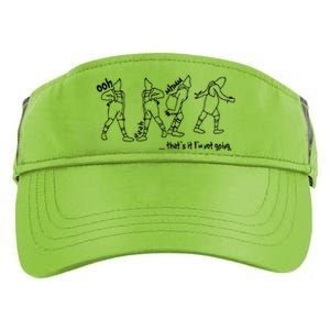 That's It I'm Not Going Funny X Mas Adult Drive Performance Visor